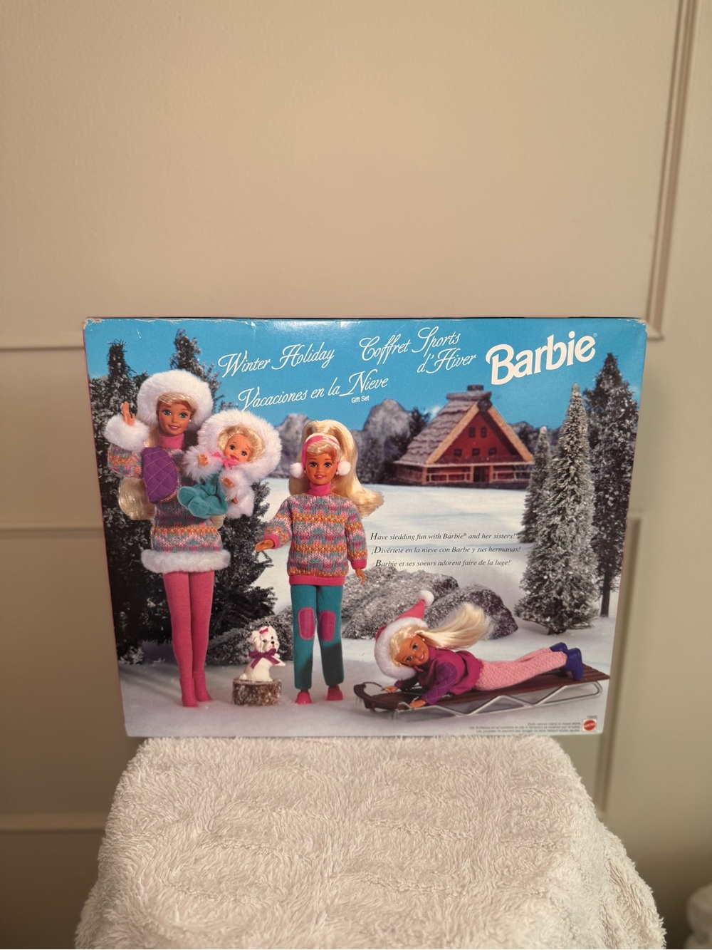 Vintage Barbie Winter Holiday Coffret Shorts d’Hiver Gift Set NIB - Picture 6 of 10